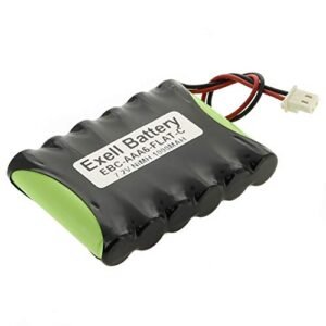 Exell 7.2V 1000mAh NIMH Battery with Connector for 1/18 RC Car Racing HPI RS4 Micro Cars