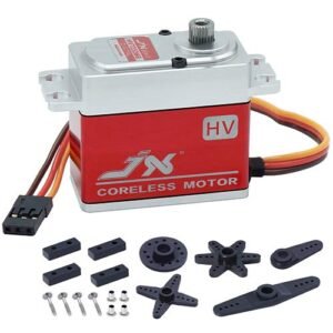 JX PDI HV7232MG 30KG Large Torque High Voltage Digital Coreless Full CNC Aluminium Shell Standard Servo RC Helicopter Parts