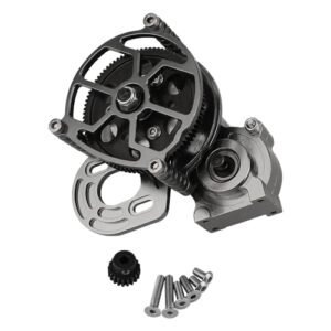 RZXYL 1 10 Aluminum Alloy Transmission Case Assembled Gearbox with Gear for Axial Wraith 90018 90048 90056 RR10 RC Crawler Car Titanium Upgrade Your RC Car Body Wraps
