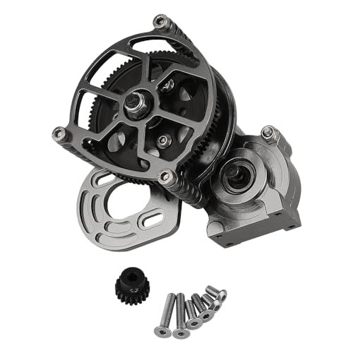 RZXYL 1 10 Aluminum Alloy Transmission Case Assembled Gearbox with Gear for Axial Wraith 90018 90048 90056 RR10 RC Crawler Car Titanium Upgrade Your RC Car Body Wraps