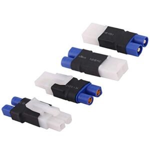 2 Pairs No Wires Connector Male Tamiya to Female EC3 and Female Tamiya to Male EC3 Lipo Battery Adapter