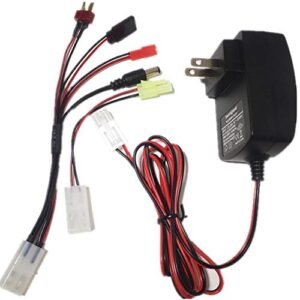 Sourcingpower Universal RC Battery Charger for 3.6V to 9.6V NiMH NiCd Battery Packs Ideal for Top Gun RC Hobbies