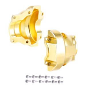 HobbyPark Brass Axle Diff Cover Differential Heavy Weight for Redcat Gen8 Scout II 1 10 Scout RC Car 2 Pack