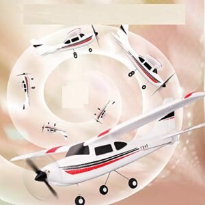 GYRO Built-in F949G 3Ch RC Airplane, Upgraded from F949S, Fixed Wing Plane Outdoor Toys with 2.4G Transmitter, Extra Battery and Propeller (Regular)