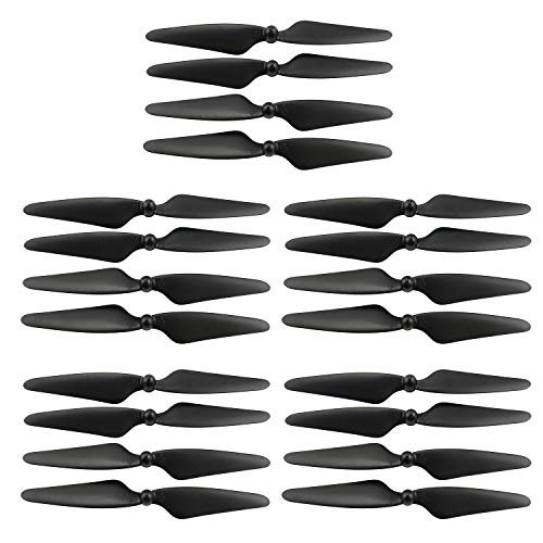 20PCS Hubsan RC Helicopter Propeller Blades Compatible with H501S H501C H501M MJX Bugs 3 PRO B3 PRO HS700 HS700D Brushless Drones
