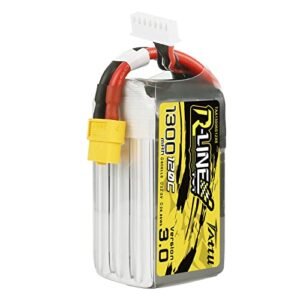 TATTU R Line Version 3 0 6s Lipo Battery 1300mAh 22 2V 120C for RC Plane Battery Types with XT60 Plug
