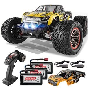 BEZGAR HM123 RC Willey Downtown SLC 1/12 Scale 4WD High Speed 45 Km H Electric Off Road Monster Truck for Boys and Adults