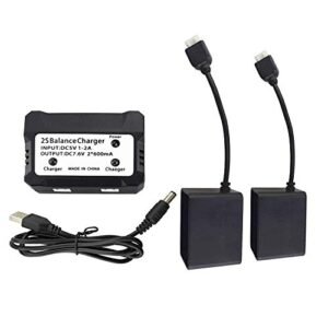 New Balance Fuel Cell RC Elite 2 Compatible 1PCS 2 in 1 Balance Charger for HS720 Folding Brushless Quadcopter Remote Control Drone Lithium Battery Accessory