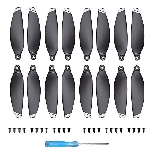16Pcs Mavic Mini Propellers Compatible with DJI Mavic Mini Drone Perfect for Mini RC Boats Enthusiasts Low Noise Quick Release Blades