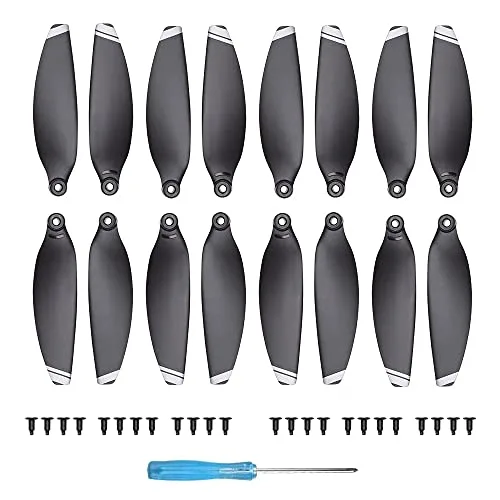 16Pcs Mavic Mini Propellers Compatible with DJI Mavic Mini Drone Perfect for Mini RC Boats Enthusiasts Low Noise Quick Release Blades