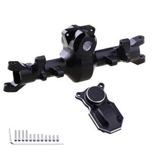 HobbyPark Aluminum Axle Case Front Rear Diff Housing for Axial SCX24 1 24 RC Crawler Car Front RC 5500