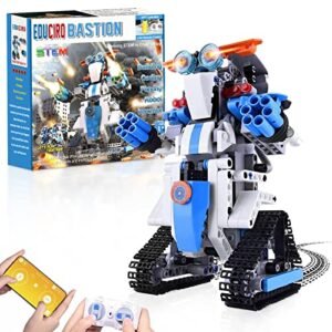 SUPTMAX RC Airplane Building Techniques STEM Toy for Kids 8 12 Years 358 Piece Robotics Kit Remote and App Controlled