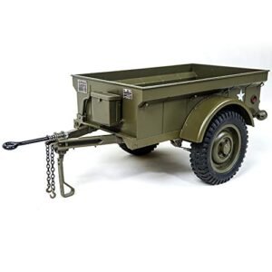 ROCHOBBY 1 6 Scale Plastic Trailer for MB 339 RC Jet and 1941 MB Scaler RC Car Vehicle Models