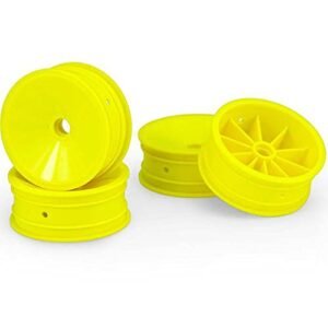 JConcepts Inc Mono RC10 RC10B2 RC10B3 2.2 Front Wheel YLW 4 JCO3403Y 2.2 RC Tires Electric Car Truck Option Parts