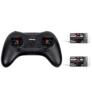 Radiolink T8S Controller & Two R8EF Receivers Set 8 Channels 2.4GHz RC Transmitter Built-in Rechargeable Battery, App/PC Parameters Setup, for Quad/Airplane/Car/Boat and More (Mode 2 Left Hand)