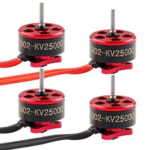 Dave's Discount Motors RC HappyModel SE0802 0802 Brushless Motor 25000KV 4Pcs CCW CW for Indoor FPV Racing Drones