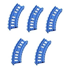 The Frog RC Car Parts Replacement Curve Track Bag for Thomas Friends Trackmaster Percy 6 in 1 Set Includes 5 Blue Tracks