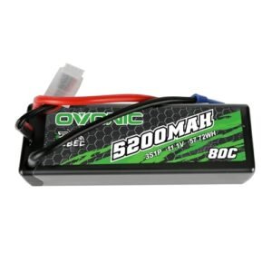OVONIC 80C 3S 5200mAh 11.1V Lipo Battery EC5 Connector for Arrma 1/10 1/8 1/7 Scale RC Cars Trucks Buggy Truggy