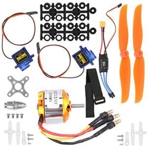 VGEBY RC Aircraft Accessories Set 2212 KV2200 Motor 6035 Propeller Servo 30A ESC X0 Model Toys