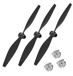 Top Race TR F4U Spare Propellers 3 Pack with Savers and Adapters for Cermark RC Planes and Similar 4 Channel RC Airplanes