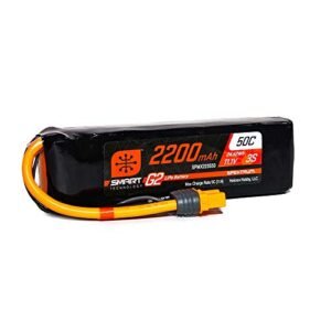 Spektrum 11.1V 2200mAh 3S 50C Smart LiPo G2 Battery The Best RC 3S LiPo Battery for High Performance