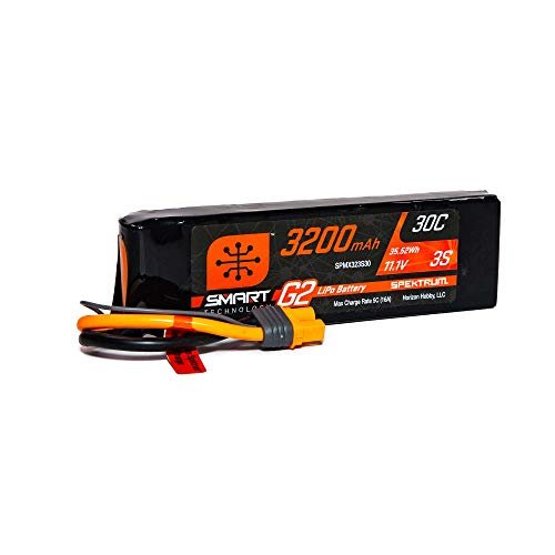 Spektrum 11.1V 3200mAh 3S 30C Smart LiPo G2 Battery IC3 SPMX323S30 Affordable Lipo RC Batteries Cheap