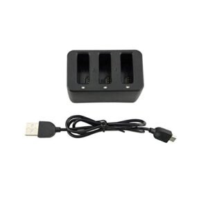 1PCS 3 in 1 Black Charger for Tello Four axis Drone Lithium Battery Explore the caffeine in rc cola of drone accessories