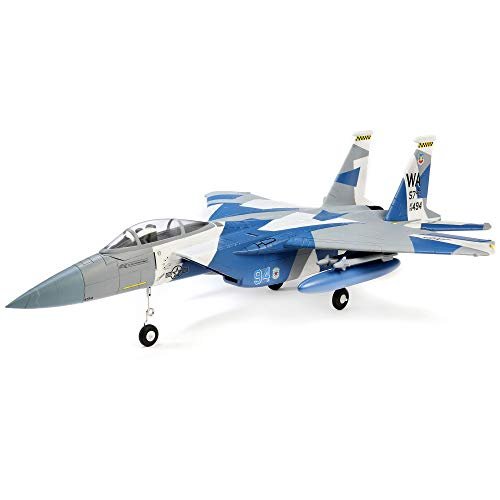 Eflite Best Trainer RC Airplane F15 64mm BNF Basic with AS3X and SAFE Select EFL97500