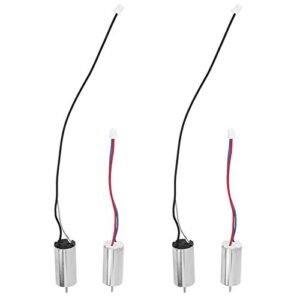 HobbyPower Mini Motor 4pcs DC 3.7V 44000RPM Brush Motor for RC Truck Smoke Generator Robot Steering Gear Drone