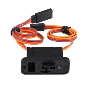 SkyHigh RC Model Battery Connectors Heavy Duty LED Switch for Airplane Models JR On Off Switch with Premium Cables
