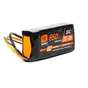 Spektrum 11.1V 850mAh 3S 30C Smart G2 LiPo Battery IC2 Connector SPMX8503S30 Ideal for RC Lipo Batteries 3S