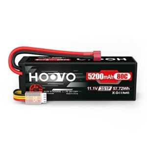 HOOVO 3S Lipo Battery 11.1V 80C 5200mAh for RC Dakar Truck Body and Other RC Vehicles