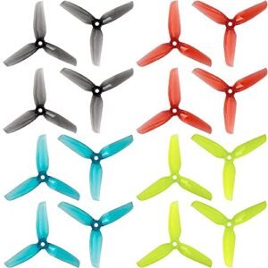 GEMFAN 16pcs 3 Blade 4inch 100mm High Speed Propellers for RC Concrete Frame FPV Drone 1406 2205 1806 Brushless Motors