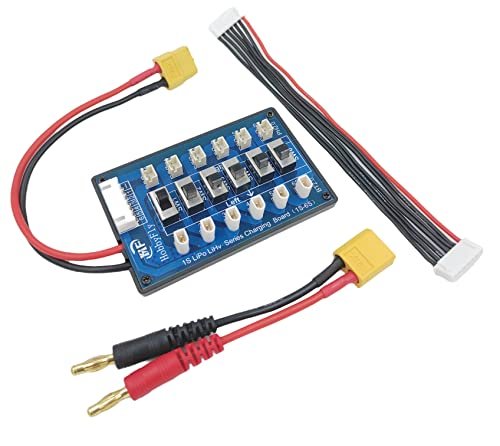 HobbyFly Fastlane RC 9.6 V Battery Charging Board for Betafpv BT2.0 and PH2.0 Lipo Batteries Series Parallel Charger with JST PH Connector