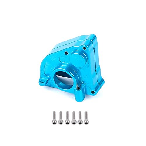 RZXYLRC Aluminum Transmission Case Cover Gearbox Housing for Axial SCX24 1/24 RC Crawler Car Automatic Transmission Upgrade Blue