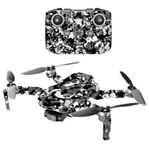 MightySkins Vinyl Decal Wrap for RC Planes Made in USA DJI Mini 2 Portable Drone Black Modern Camo Design