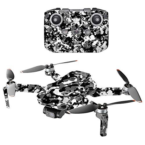 MightySkins Vinyl Decal Wrap for RC Planes Made in USA DJI Mini 2 Portable Drone Black Modern Camo Design
