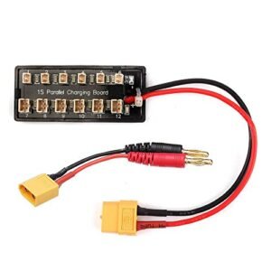 HobbyFly 1S LiPo Battery Parallel Charging Board with Fuse Safety for Ultra Micro Drones