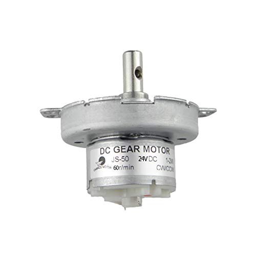 CHANCS JS 50 DC 24V 60RPM POM Plastic Gear Electric Motor Gearbox