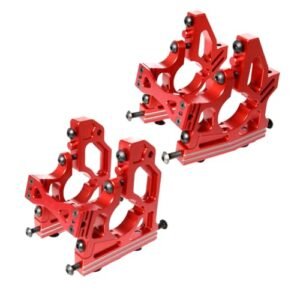 GTBRacing CNC Aluminum Differential Mount for 1 5 RC Cars Compatible with LOSI DBXL DBXL E V1 0 MTXL Upgrade Part Red Perfect Pair with Louise RC Tires 1 5