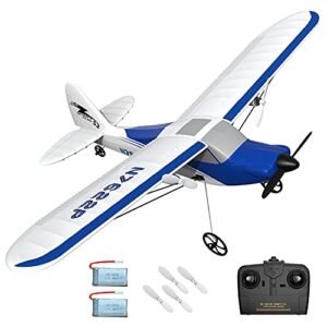 VOLANTEXRC RC B 29 Superfortress Airplane Ready to Fly 2.4Ghz 2 CH Remote Control Plane for Beginners Kids Adults with Gyro Stabilization System 2 Batteries