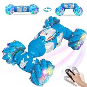 BEMITON Remote Control RC Cars Best Off Road RC Car for the Money Gesture Sensing Stunt Car 4WD Double Sided Drift Truck for Kids 6 7 8 9 10 11 12 Years Old