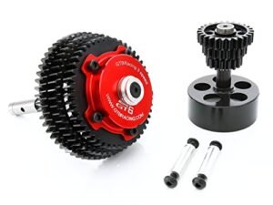 GTBracing CNC All Metal 3 Speed Variable Gear Shift Transmission Kit System for 15 RC 15 Scale Gas RC Car Kit HPI KM Rovan Baja 5b ss 5t 5sc Black