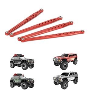 RCAWD Aluminum Independent Suspension RC Crawler Links Set 4pcs for RedCat 1/10 Everest Gen7 Pro Sport Upgrade Parts