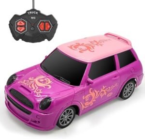 Hobbysoul RC Wheels Princess Remote Control Car for Girls Ages 3 12 1 20 Scale Pink Purple Toy Vehicle