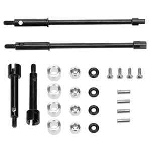 Treehobby Front Wheel Drive RC Drag Car Axle Shaft Drive Widened 4mm Set Kit for Axial SCX24 1 24 RC Crawler Car Upgrade Parts