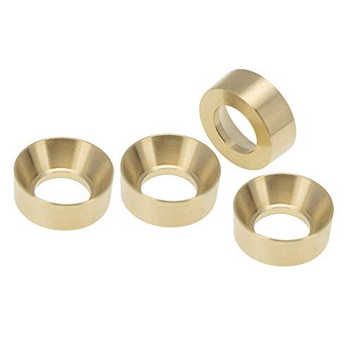 GTHELE 4Pcs Brass Wheel Weights Counterweight for Lexus RC 350 Wheel Specs 1/24 Axial SCX24 AXI90081 AXI00001 AXI00002 AXI00004 RC Crawler Car