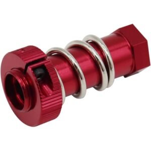 Hot Racing HRAAON48A02 Replacement Parts Servo Saver Tube with Clamping Nut Set for ARRMA 18 RC Engine Red