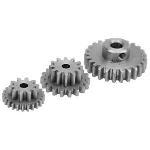 Premium Steel RC Gearbox Gear Transmission Box Replacement Parts for Custom Nitro RC Trucks WPL D12 1/10 Scale