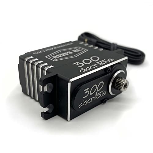 Reefs RC REEFS74 300 Alacritous Programmable Servo with 270oz in Torque for Lightning Fast Performance on RC Wheels